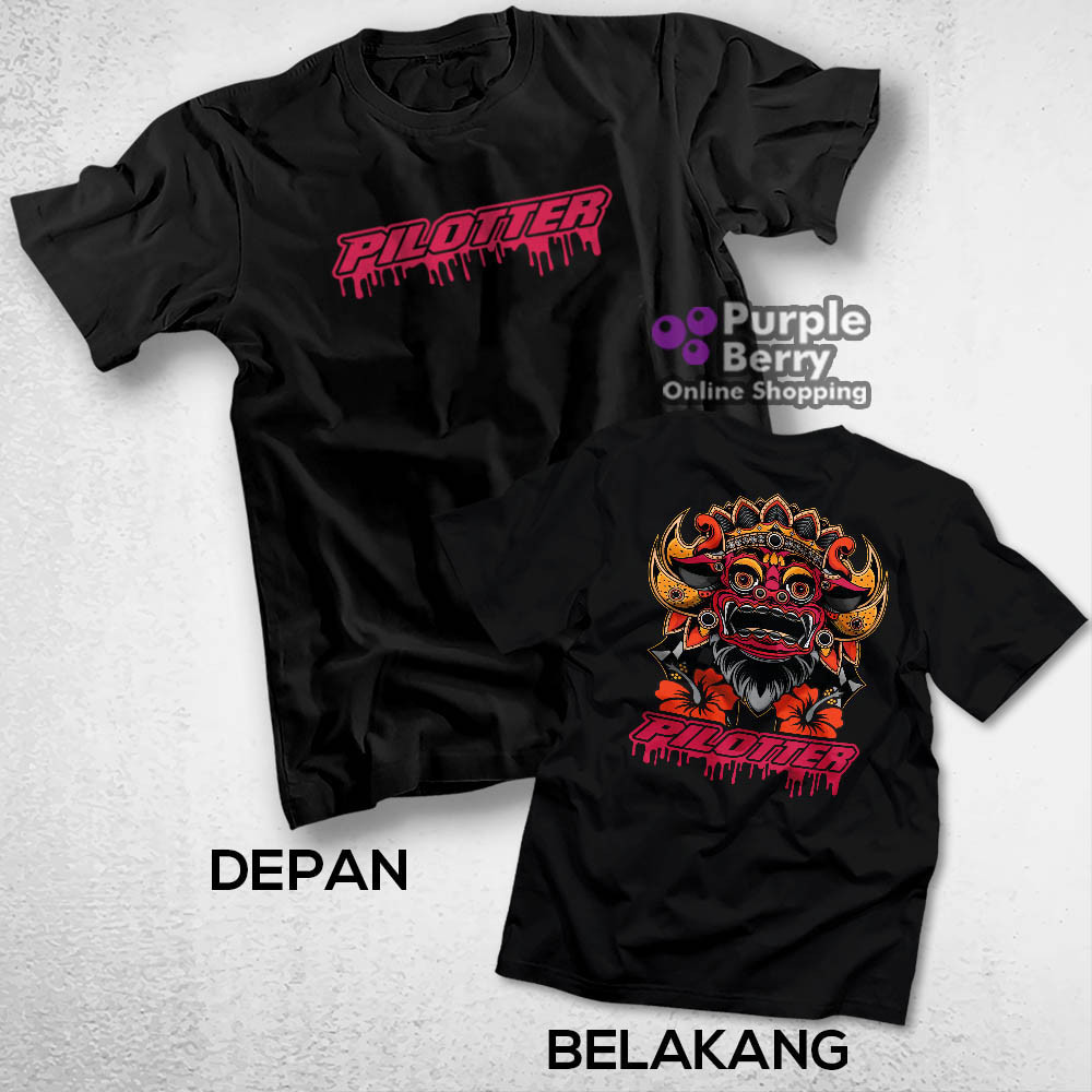 HCS - Kaos Pilotter Barong Piloter Karyawan Tuhan - Baju Distro Art Abstract Motor Racing Herex | Wi