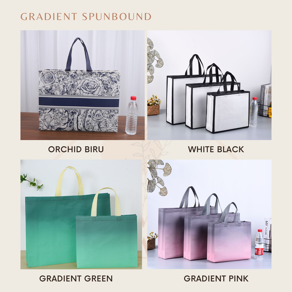 

RUMAH KRAVE - Gradient Spunbound Tas Kain Souvenir Kado Hadiah
