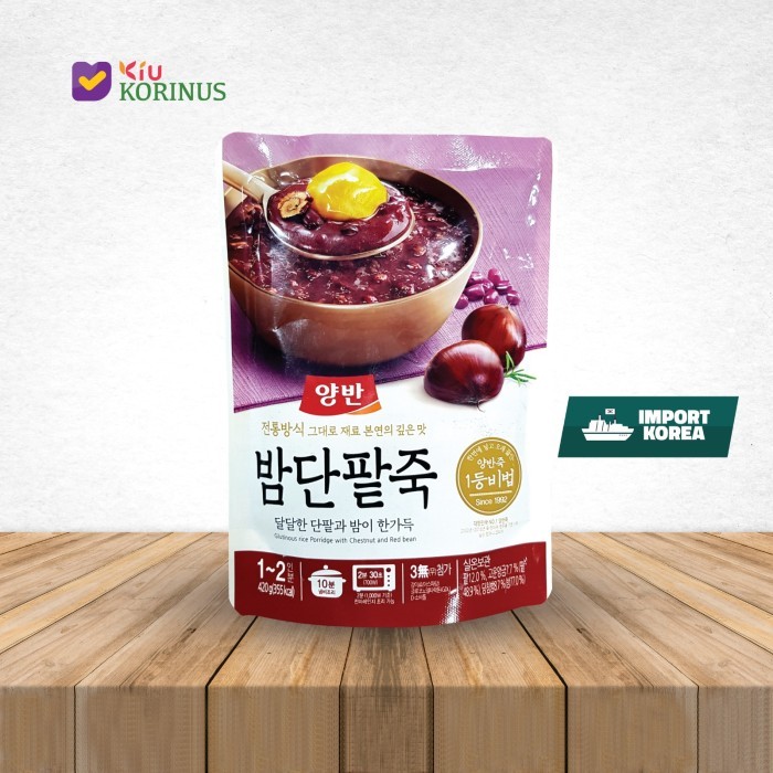 

K-Dongwon Glutinous Rice Porridge with Chestnut and Red Bean 420g