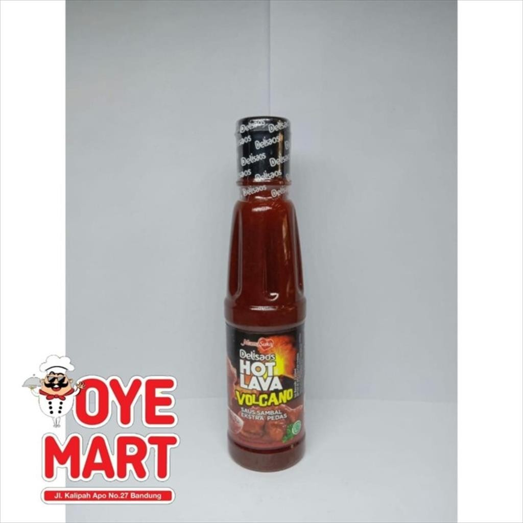 

DELISAOS SAUS SAMBAL HOT LAVA VOLCANO 130ML SAUCE SAMBAL