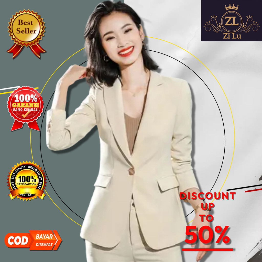 BLAZER KANTOR WANITA JAS KANTOR WANITA BLAZER KOREA