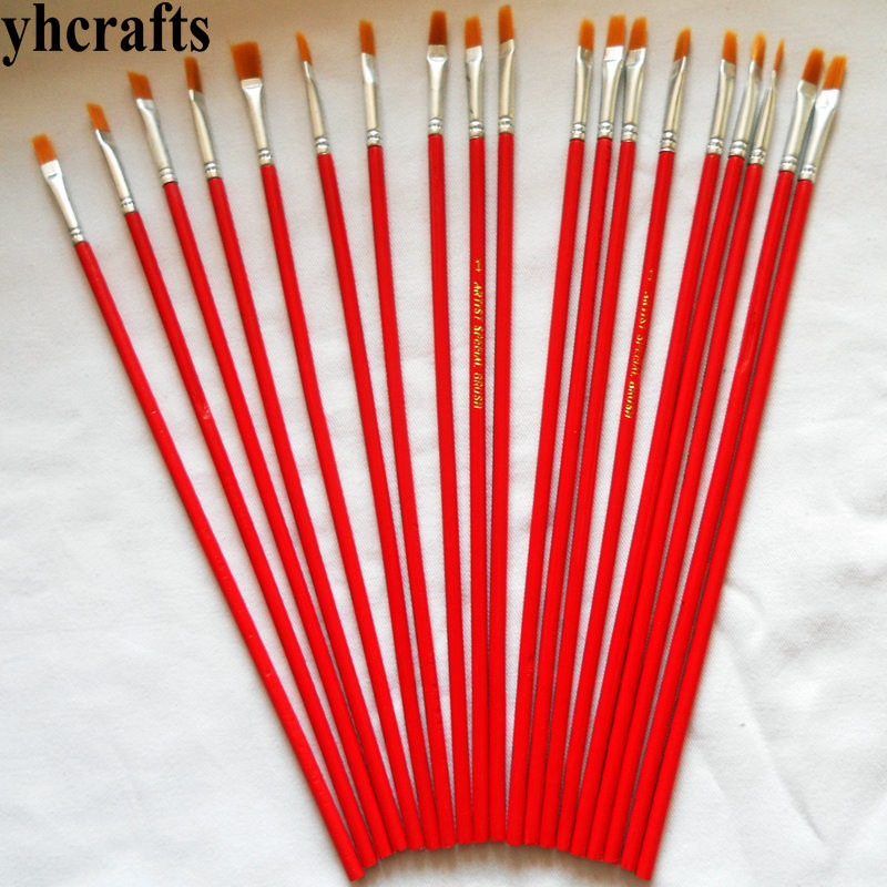 

50PCS 6cm wood oil brush Paint brush Watercolor brush Draw tools Art tools Kindergarten crafts Drawing toys Wholesale OEM