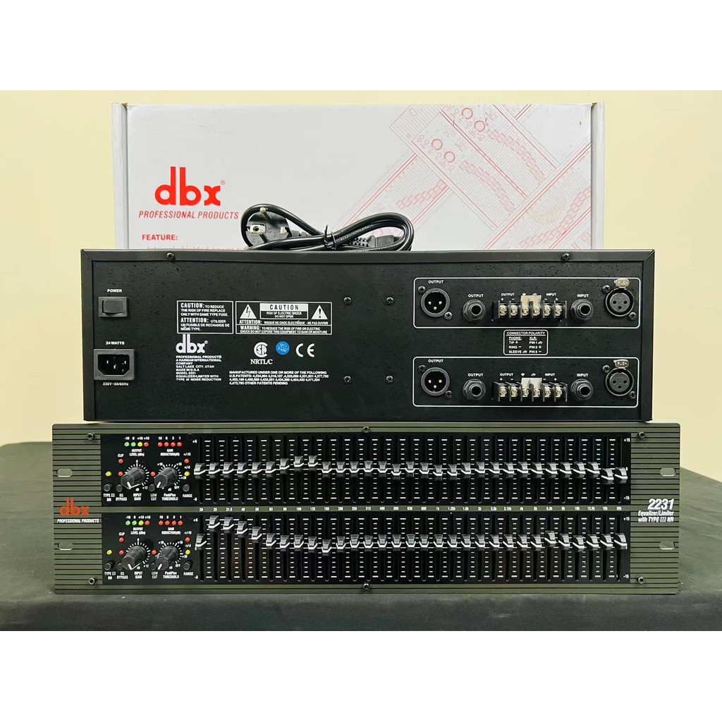 EQUALIZER DBX 2231 / DBX 2231  ( 2 x 31 channel ) / DBX  2231