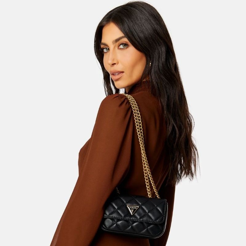 GUESSS Cessily quilted mini crossbody bag