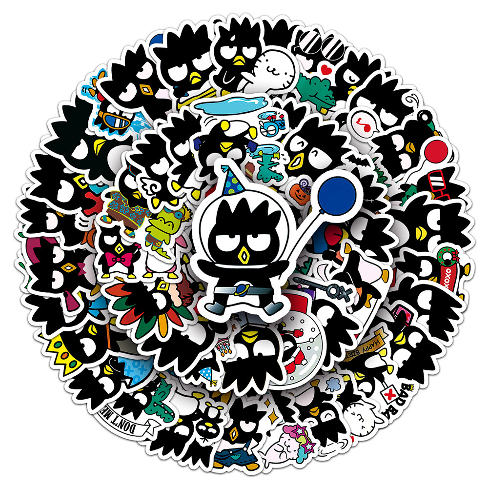 

10/30/50pcs Cartoon BADBADTZ-MARU Stickers Anime Sanrio XO Kawaii Decals Waterproof DIY Laptop Car Phone Bike Kids Sticker Toys