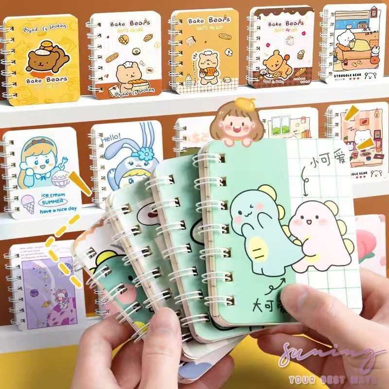 

Buku / Notebook Mini Ring A7 Motif-Suning Mall