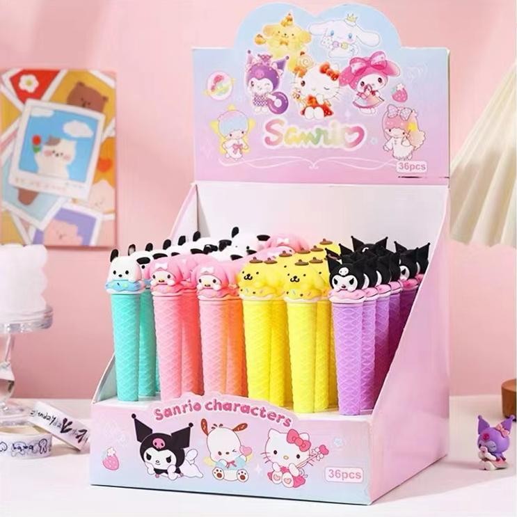 

Pulpen Bentuk Cone Ice Cream Motif Sanrio Kuromi - GG0402