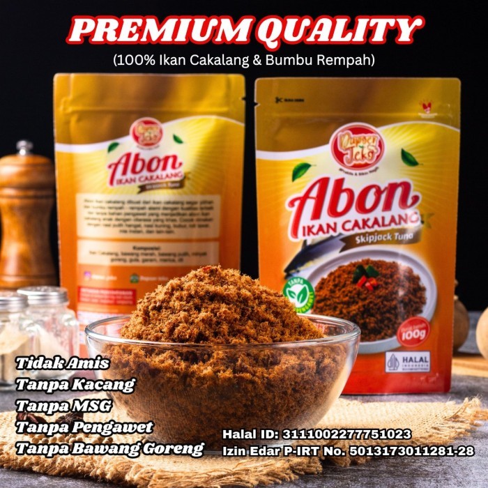 

Abon ikan cakalang khas Manado - Original