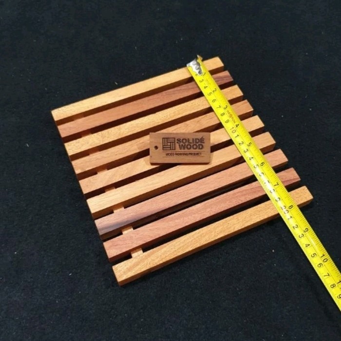 ✨NEW✨ -tatakan panci / piring panas kayu - 20cm x 20cm