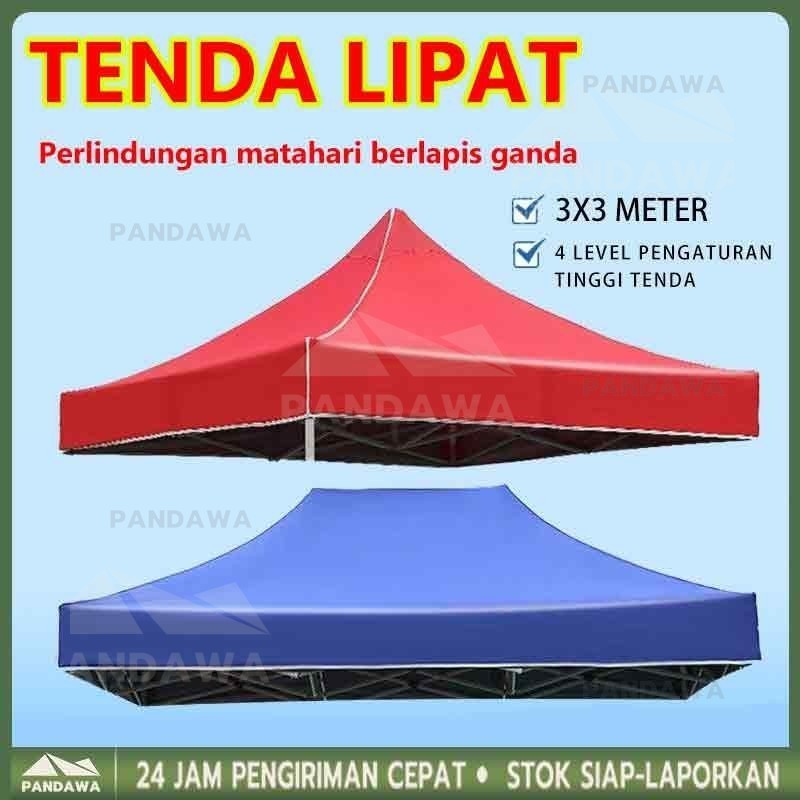 Terpal Atap Tenda Lipat 2x2 3x3 Tenda Lipat Terpal Atap Tenda Bazar Anti Air / Panas Import Atap/Lap