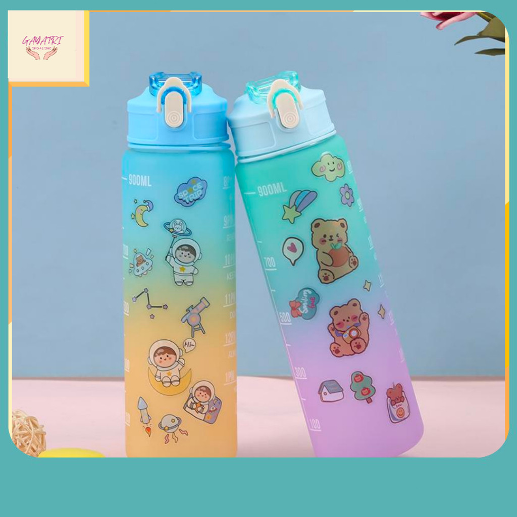 Botol Air Minum Terkini / Either.id - Botol Minum 1 Liter Viral Gradasi Anak 1Liter My Bottle Murah 
