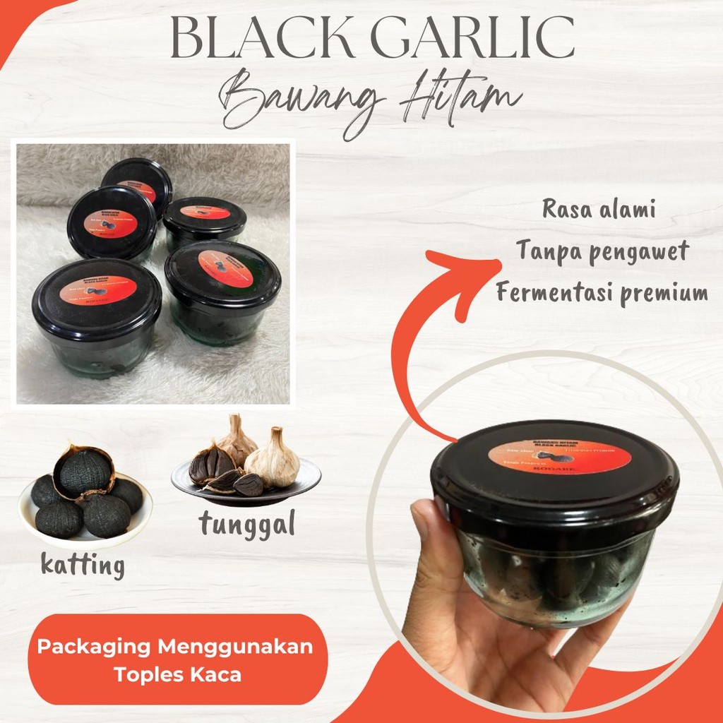 

Black Garlic - Bawang Hitam Tunggal - Bawang Hitam Kating - 100% Asli - HERBAL BERMACAM KHASIAT / N B