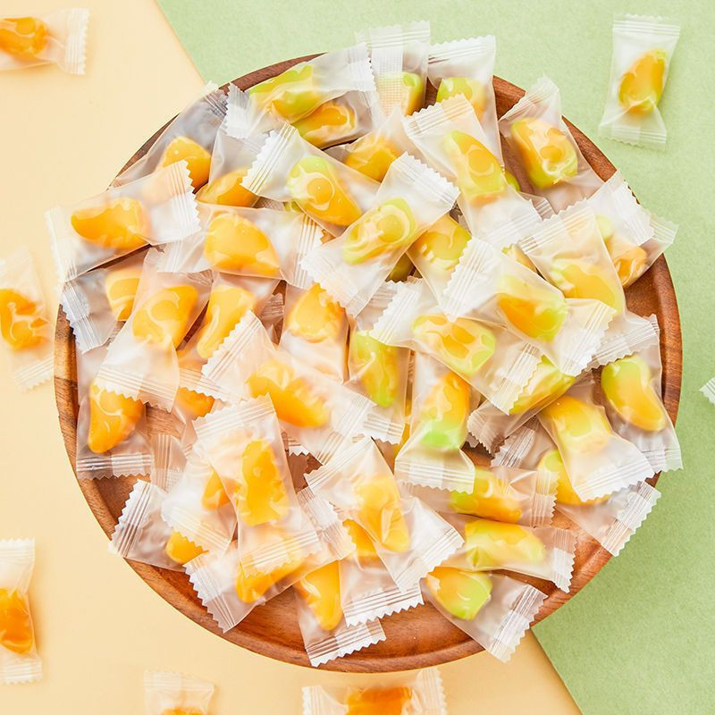 

[Makanan viral halal unik] LIANGGUI Peeled Fudge 108g Permen Lunak Viral Aneka Permen Rasa Buah Mangga Jeruk & Strawberry (Halal) Pesta makanan fruity Permen