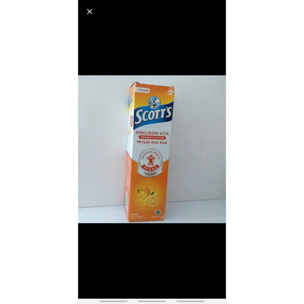 Scott's scoot scot Emulsion VITA sirup 200 ml & 400ml Anak rasa jeruk