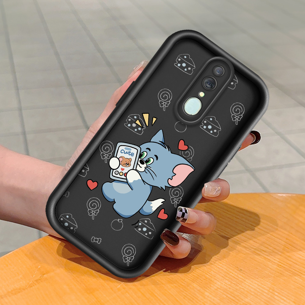 Casing Hp Untuk For OPPO F11 Softcase Phone Case  Soft Kesing Sofcase  Kartun Cat 3037 Mmelindungi C