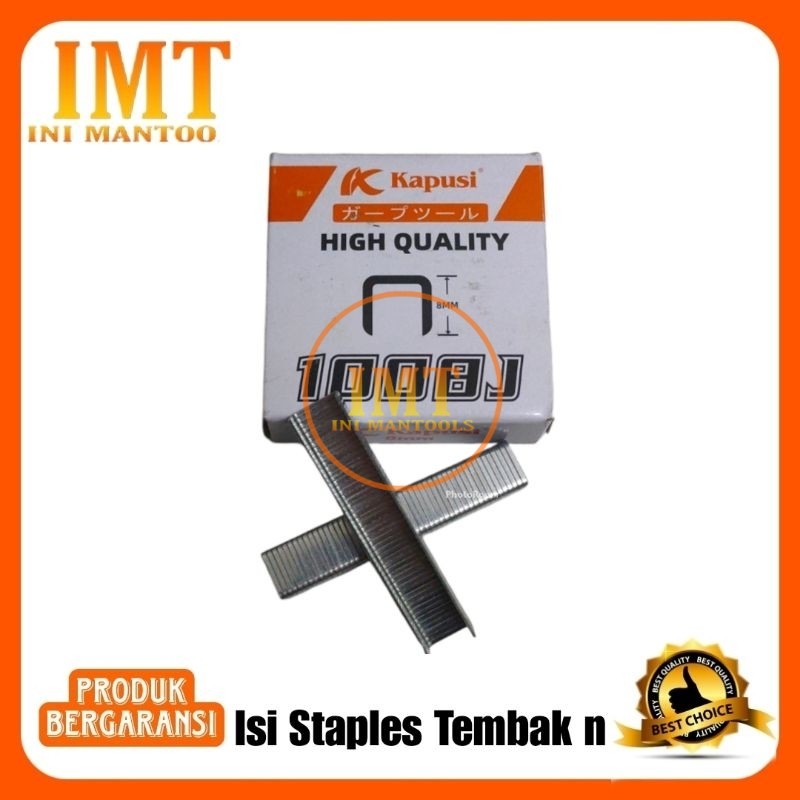 

Kapusi Isi staples 8mm 1008J 1000pcs/Isi Staples Tembak K-6893