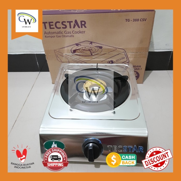 kompor gas 1 tungku/kompor 1 tungku tecstar