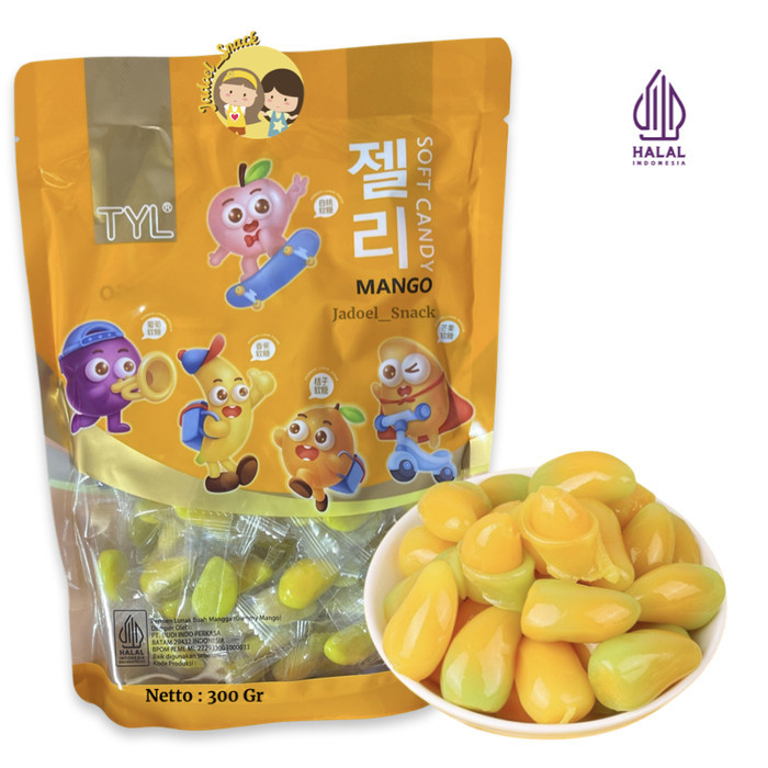 

GROSIR - Permen Mangga Kupas 300 Gr Rasa Manggo by Jadoel_Snack