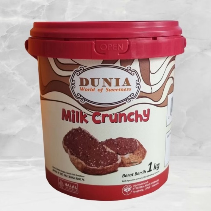 

Selai Dunia SPREAD MILK Crunchy 1 KG