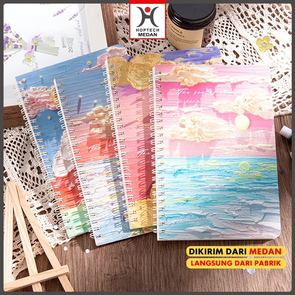 

AIMILO Lucu Buku Tulis A5 Notebook Mini Alat Tulis Sekolah Anak Kartun Stationery