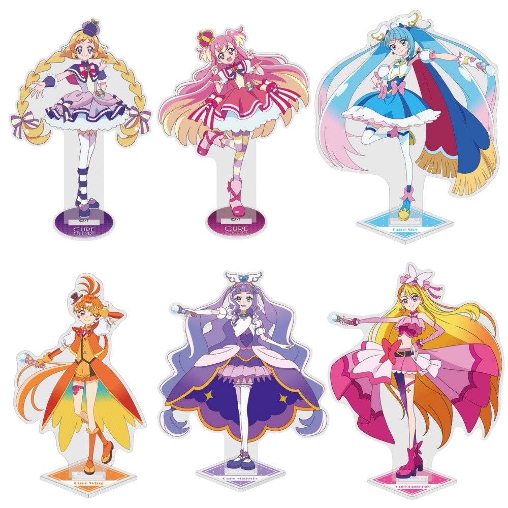 Fans Gifts Popular Anime Game Precure Pretty Cure Acrylic Stand Doll Wonderful Friendy Figure Model 