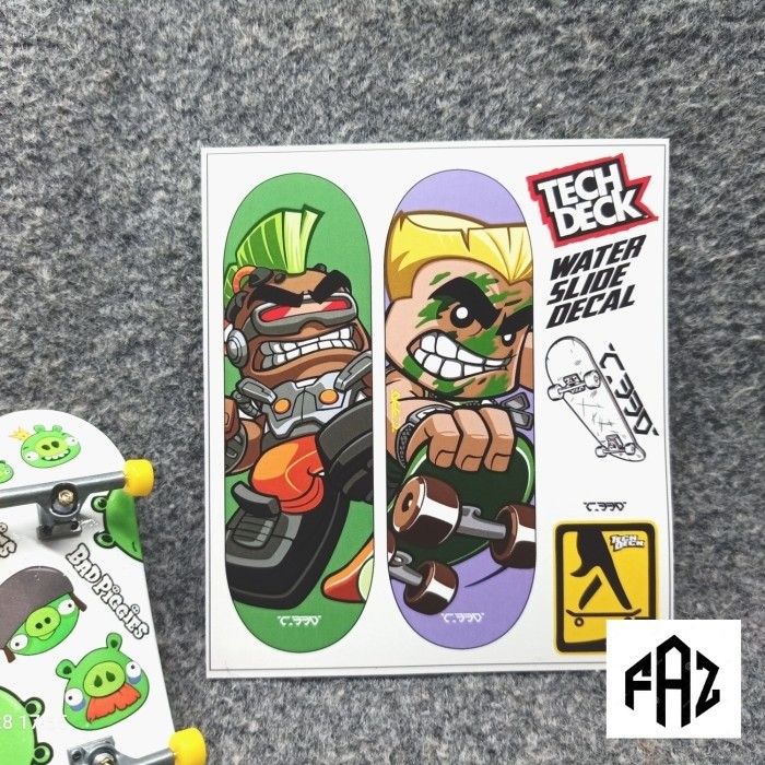 Decal  Diecast TECH DECK SKATEBOARD