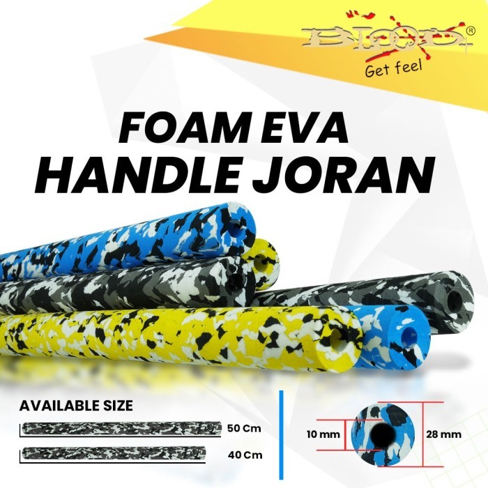 BUSA EVA GAGANG JORAN PANCING/ GAGANG JORAN BUSA EVA JORAN HARD 50CM - Biru
