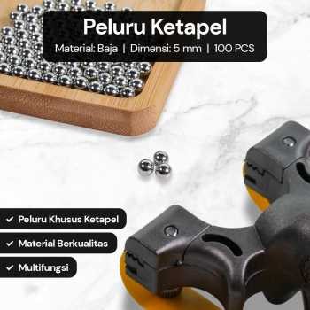 Yernea Peluru Ketapel As Tengah Sepeda Steel Balls 100PCS 8mm - MBP5