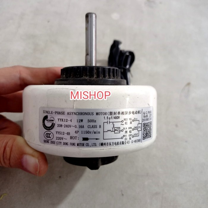 SPAREPART DINAMO FAN AC AUX ASW R410 ORI asli