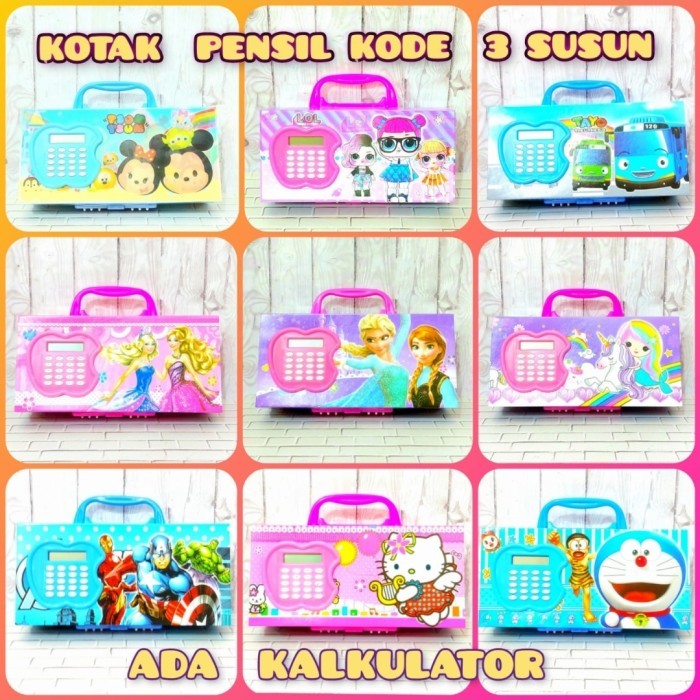 

Best[Promo] TEMPAT KOTAK PENSIL KODE SUSUN KARAKTER ADA KALKULATOR - FROZEN
