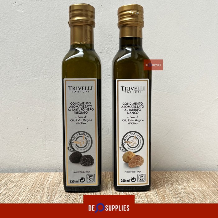 

Trivelli Black Truffle Oil 250ml - Italian Truffle Hitam Extra Virgin