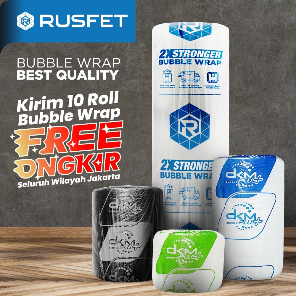 

BEST SALLER (BISA COD)~ Plastik Bubble Babel Wrap 125cm x 50m Bubble Packing Premium Murah