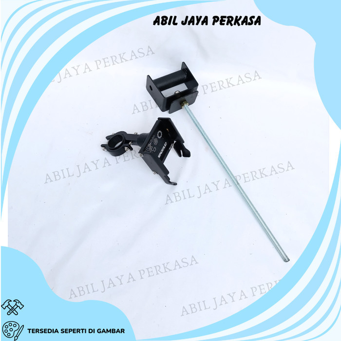 PAKET HOLDER GPS HP NINJA GSX CBR ZX25R PHONE HOLDER BG ALUMUNIUM STANG MOTOR BRAKET BRACKET BREKET 