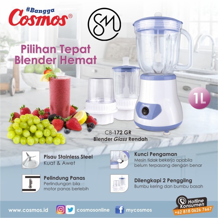 Blender Cosmos CB-172 GR kaca