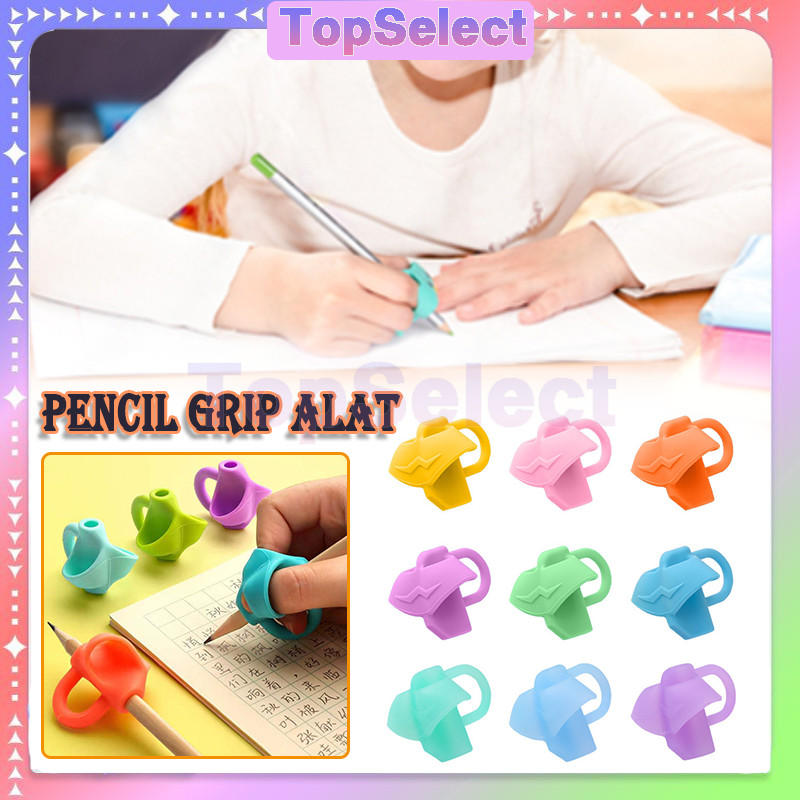 

Writing Grip Pencil Holder Alat Tulis Anak/Alat Menulis Anak/Pencil Grip Alat/Bantu Tulis Anak Tk 3 Jari Posture Corrector Tool