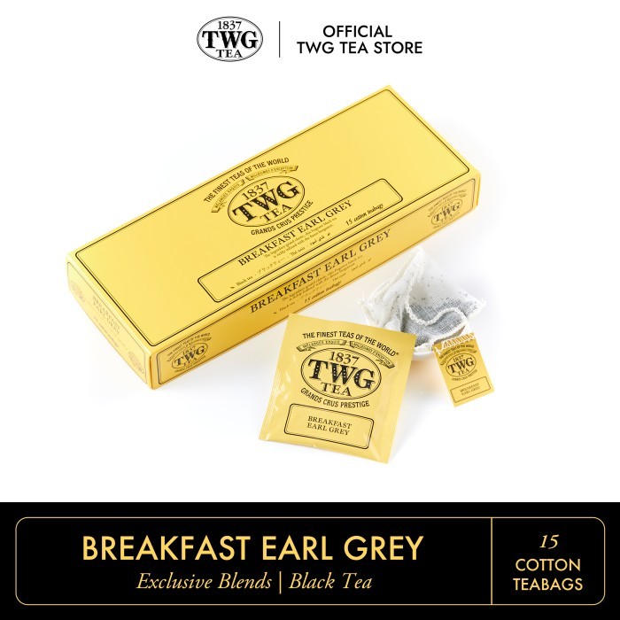 

TWG Tea ǀ Breakfast Earl Grey, Cotton Teabag