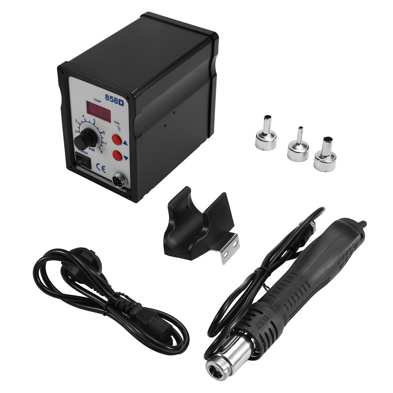 Hot Air Tool 858D BGA Rework Solder Station Blower Hair Dryer Hairdryer Soldering Heat Tool For Weld