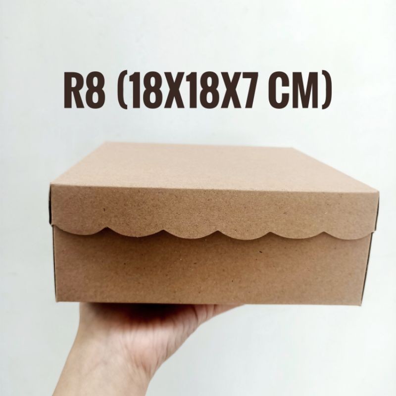 

Kardus Kue R8 18x18x7cm Kraft Box Dus Tebal Murah VICTORY JPN