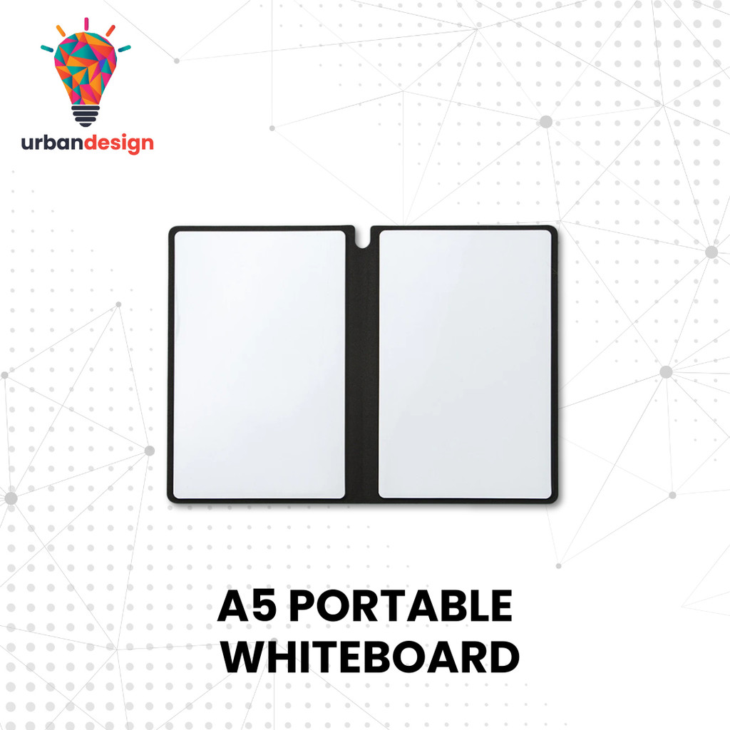 

Papan Tulis Portable A5 Whiteboard Notebook PU Papan Jalan with Pen