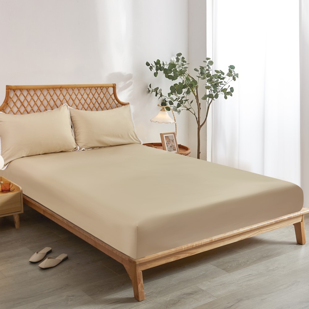 Informa Set Seprai Bamboo - Cokelat King Queen Single 200X200 180X200 160X200 120X200 Sprei Seprei S