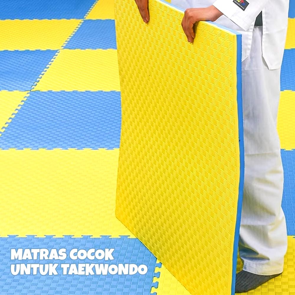 TEBAL 3CM BOLAK-BALIK Matras beladiri /matras taekwondo /matras termurah /matras pencak silat )