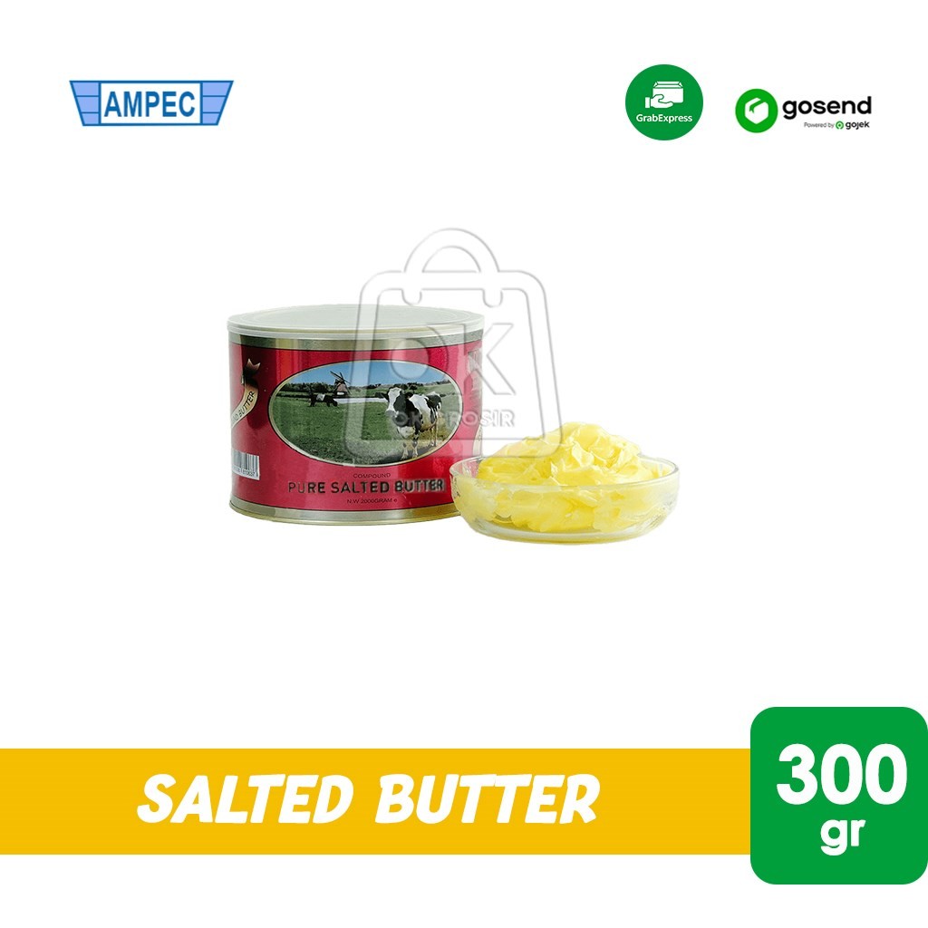 

Mentega Tawar AMPEC Salted Butter Kaleng 300g (KHUSUS INSTANT)