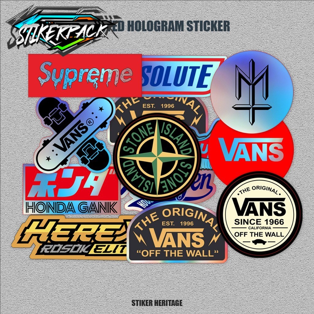 

Limited hologram Stiker stone island maternal vans | STIKER LAPTOP estetik pack sticker stiker 100 pcs setiker pack