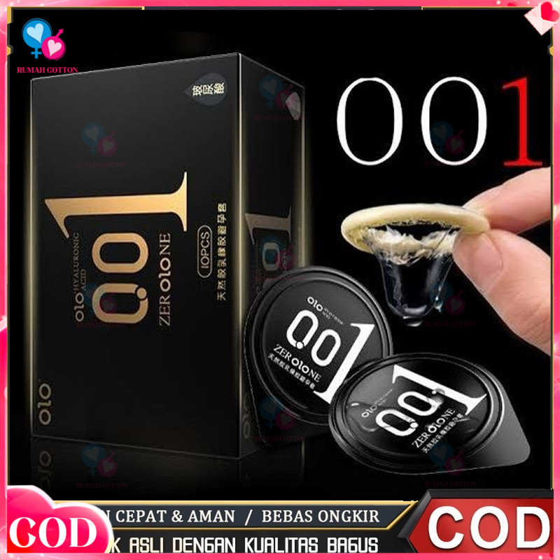 Kondom OLO Hitam 001 Perbox isi 10 Pcs OLO 001 Black / kondom olo 0.01 original