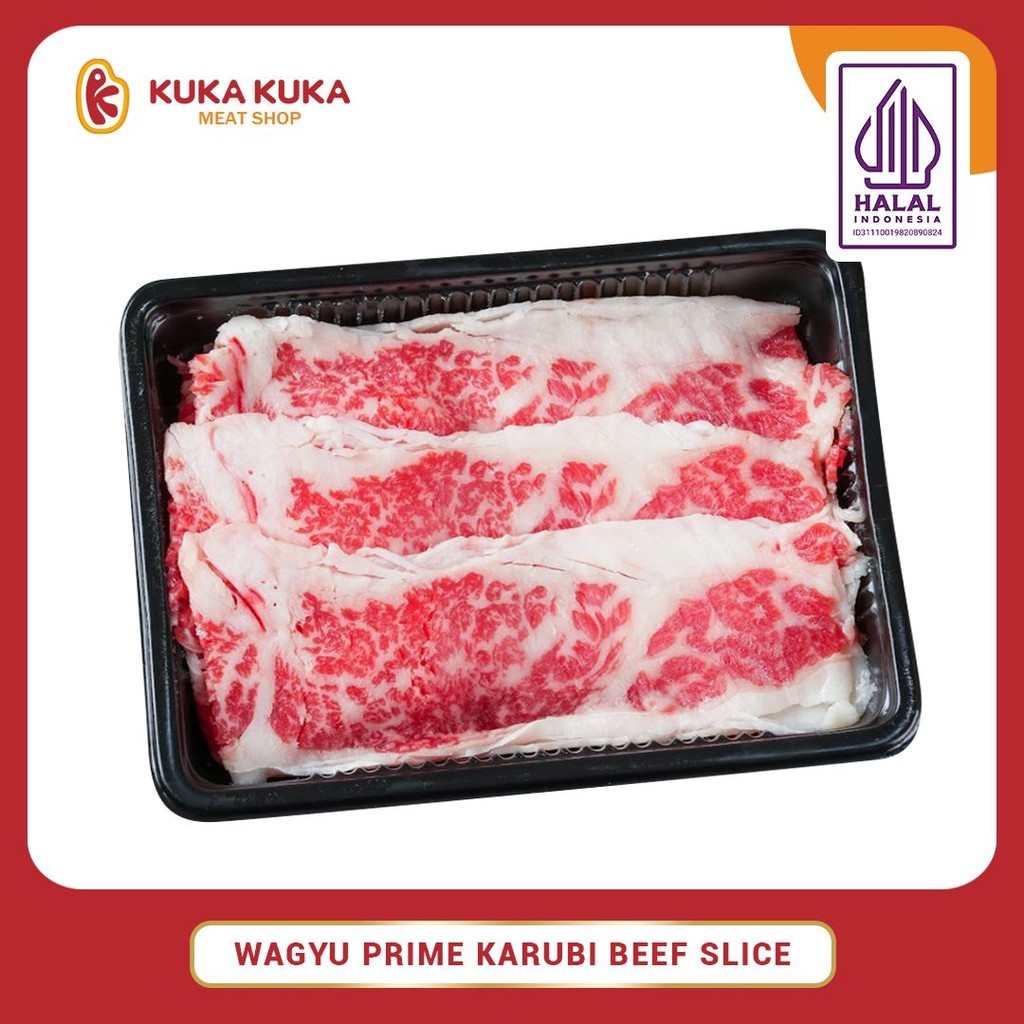 

Daging Sapi Wagyu Prime Karubi Beef Slice MB 6-7 Premium - 250gram