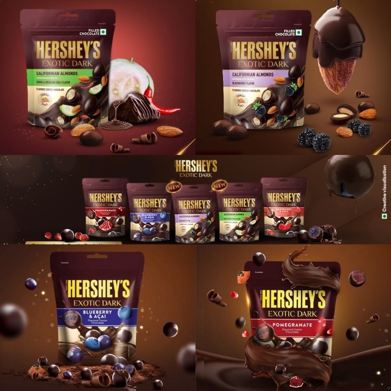

Cokelat HERSHEY'S Exotic Dark Premium Chocolate
