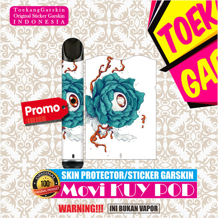 GARSKIN SKIN ORIGINAL STICKER MOVI KUY MOTIF PREMIUM MATA BLUE