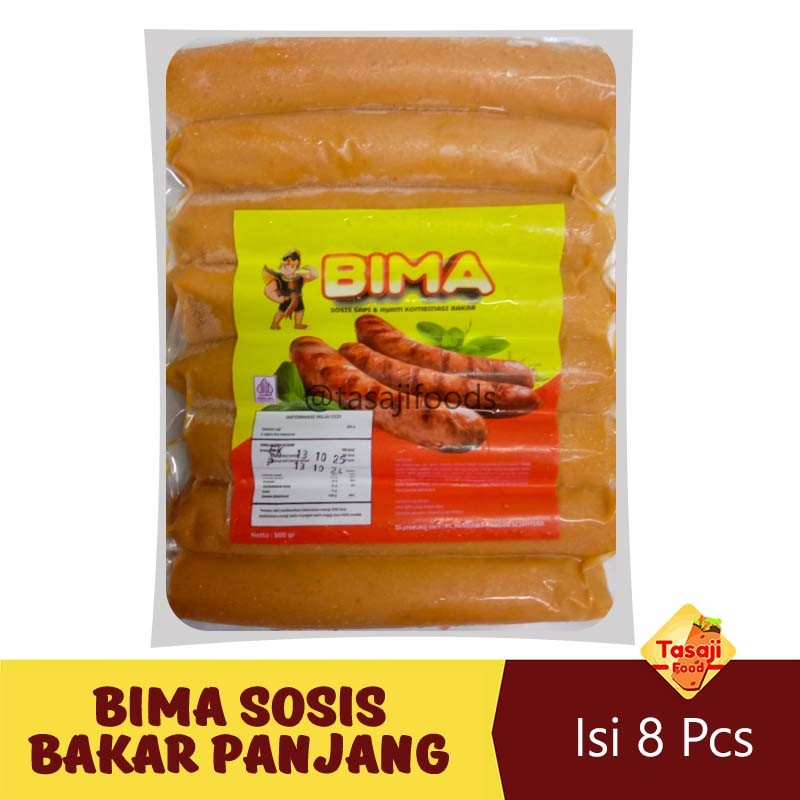 

Bima Sosis Bakar Panjang 500 Gram Sosis Sapi dan Ayam Isi 8