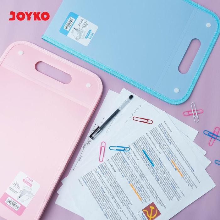 

TERLARIS! Expanding File Vertikal 13 Pocket A4 Joyko EF-16/ Map Bersekat / Map Zipper - Pink