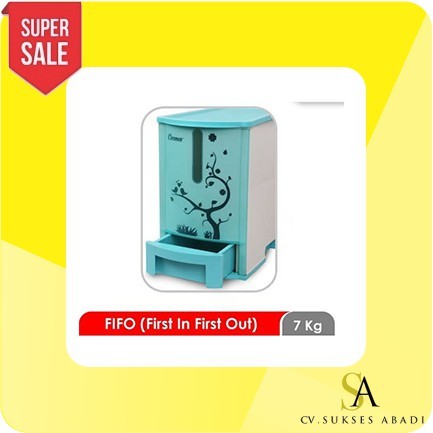 Rice Box Cosmos 007-PUNDI Tempat Penyimpan Beras Termurah Surabaya